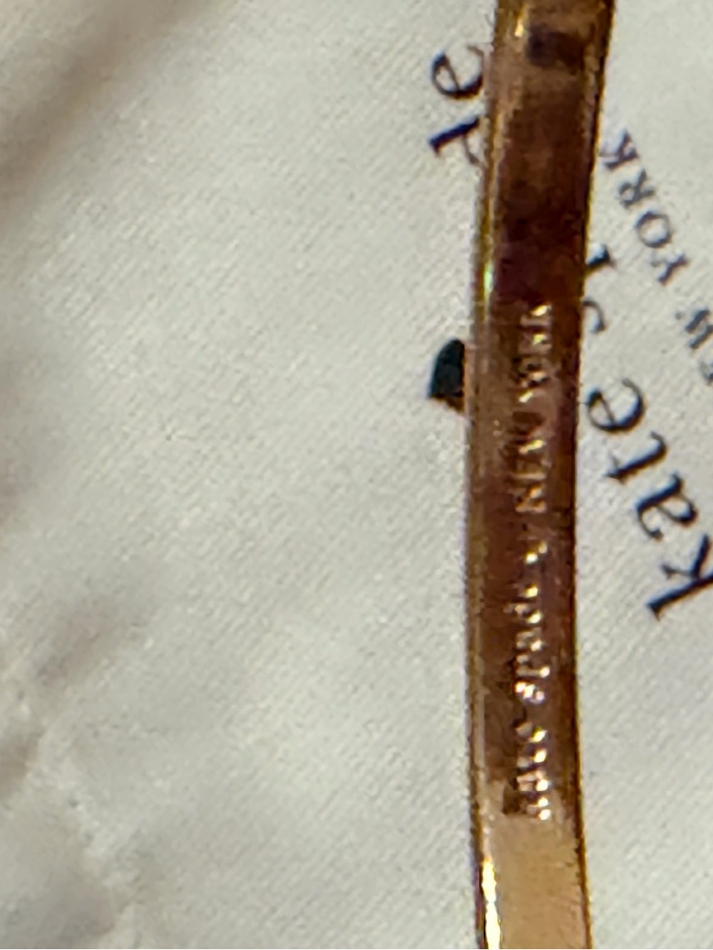 Kate Spade New York Gold Bow Bangle Bracelet - Picture 6 of 8